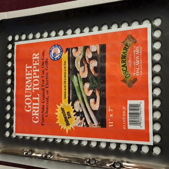 Gourmet Porcelain Coated Grill Topper (set of 2) - Picture 2 of 3